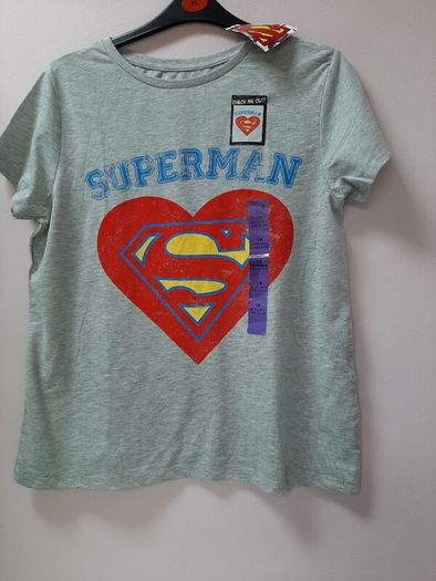 New superman Adult tee shirt tag attached