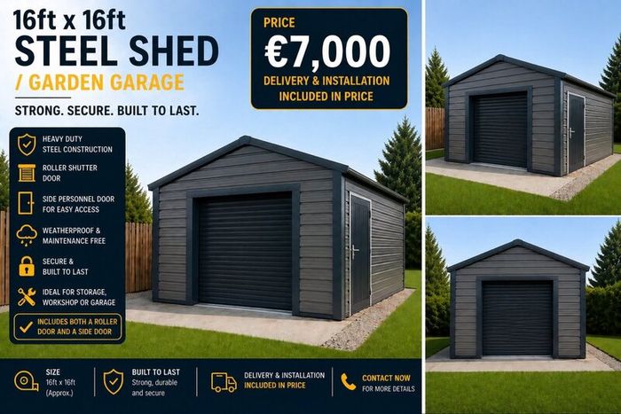 Summer DealsHeavy duty steel Sheds