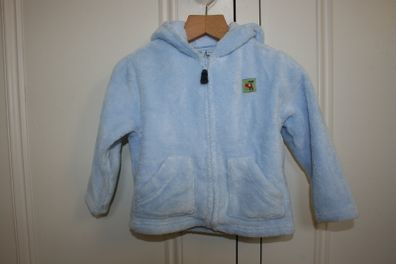 Baby Blue Hooded Jacket Age 9 - 12 Months