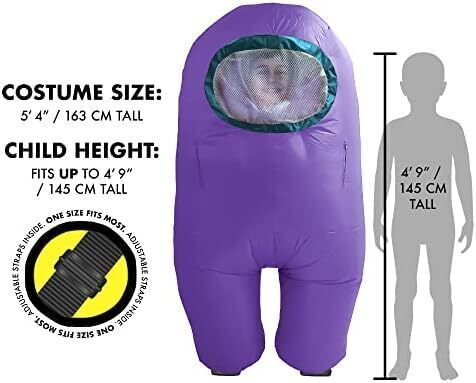 Official Among Us One Size Fits Most Kids Halloween