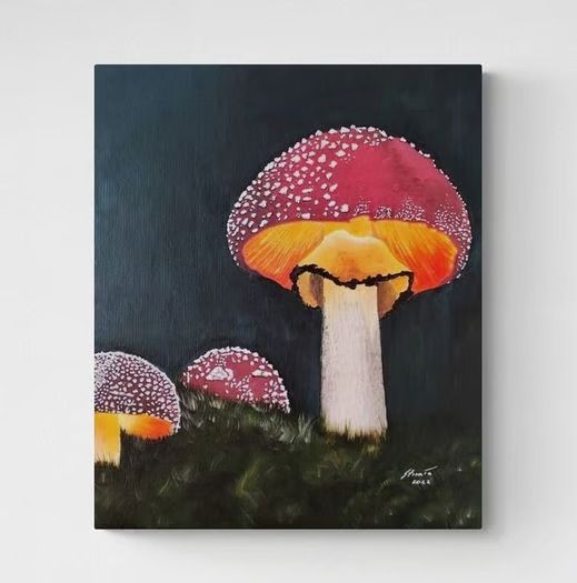 Original hand paint picture, acrylic painting by Strzala