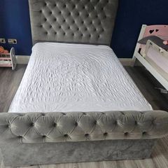 Velvet Double Bed