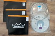 Various Remo new drum skins