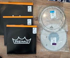 Various Remo new drum skins