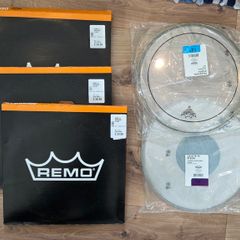 Various Remo new drum skins