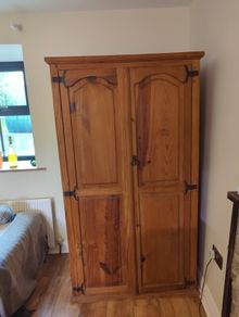 Solid wooden wardrobe