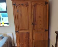 Solid wooden wardrobe