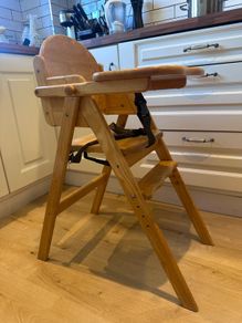 wooden high chair