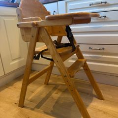 wooden high chair