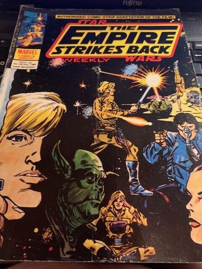 Starwars The Empire Strikes Back Weekly, Marvel Comic 1980 Issues , 123,-126 and 128