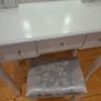 dressing table with stool Image 3