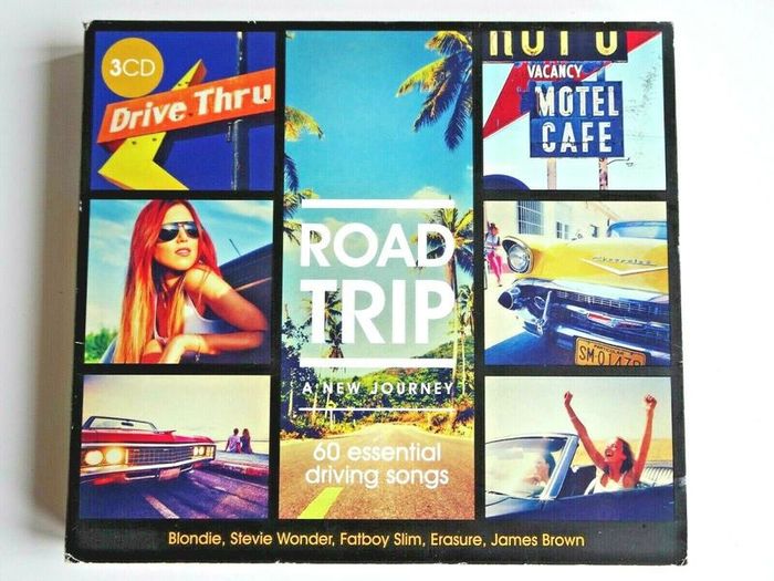 Road Trip. A New Journey. 60 Driving Songs. 3 CD Set. Free Postage!