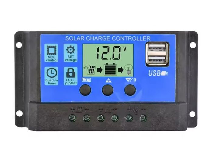 120W 12V Bi Facial solar panel with controller for camper and all other 12V installations