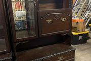 mahogany display unit