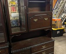 mahogany display unit