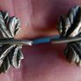 Vintage 1950s Sterling Silver Mexico Screw Back Earrings 4,5g Image 5