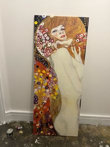 Gustav Klimt Canvas (Water Serpents II)