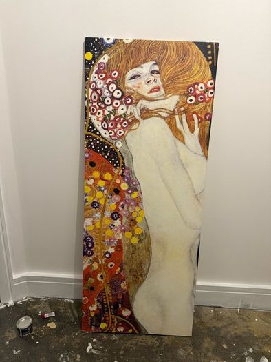 Gustav Klimt Canvas (Water Serpents II)
