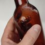 398 - Antique Killarney Mineral Water Saorstat Eireann Dark Amber Glass Collectible Decorative Irish Free State Bottle Image 9