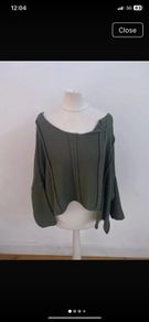 Asymmetric cotton knit size 10-12