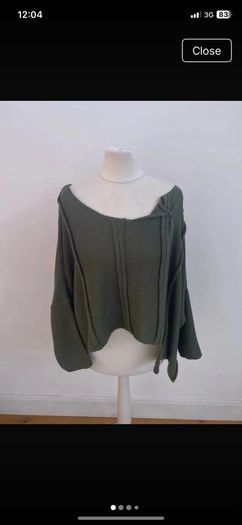 Asymmetric cotton knit size 10-12