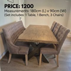 Table and chairs