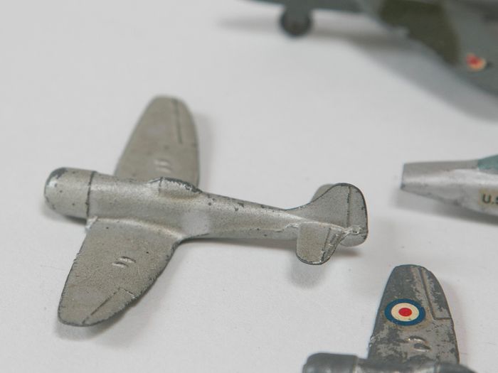 Vintage Dinky and Tekno die-cast planes