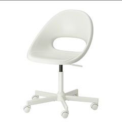 white ikea desk swivel chair