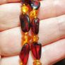 Genuine Baltic Amber necklace 8mm beads 46cm Image 2