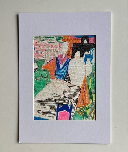 Original art Abstract artwork contemporary Irish Art abstract painting