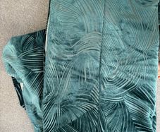 Teal next curtains