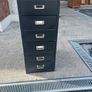 Vintage metal cabinet with drawers Image 6
