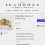 18ct Gold Buckle Ring - Size K Image 6
