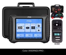 XTOOL X100 PAD3 Pro With KC501 Fob Key Programming Tools 40 Resets Car Diagnostic All Key Lost Immobilizer Tool ECU Coding CANFD