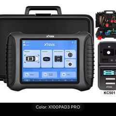 XTOOL X100 PAD3 Pro With KC501 Fob Key Programming Tools 40 Resets Car Diagnostic All Key Lost Immobilizer Tool ECU Coding CANFD
