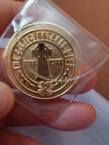 Celtic FC centenary coin 1988.