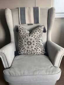 Beautiful light blue armchair