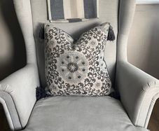 Beautiful light blue armchair