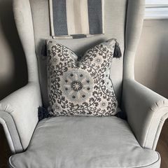 Beautiful light blue armchair