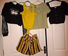 Small summer bundle, some items brand NEW, 11/12 yo