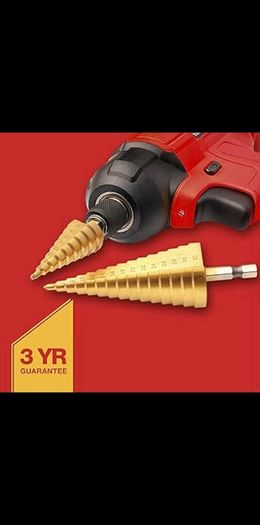 HSS step drill bits 3 sizes