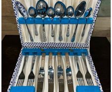 vintage 16 piece cutlery set with mother of pearl detail