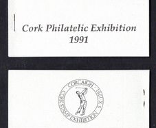 1991 Ireland Cork Philatelic Exhibition Booklet . Contains 2 X 32p Golf Commemorative Stamps No 265
