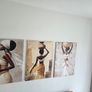 3 canvas framed 46x66cm each size Image 10