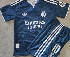 Mbappe Real Madrid away jersey 2025-2026 kids