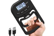 Grip Strength Tester 265Lbs/120Kg Digital Hand Dynamometer Grip Strength Meter USB LCD Screen Hand Grip for Power Training Sport
