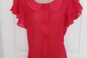 A Wear Pretty  Red S/S Blouse in Size 14