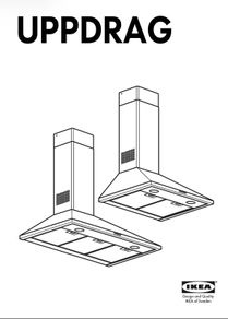 Ikea Uppdrag Cooker Hood 60cm stainless steel