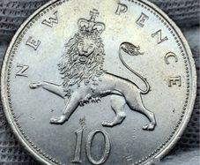 GB 1973 New Ten Pence Nice Uncirculated
