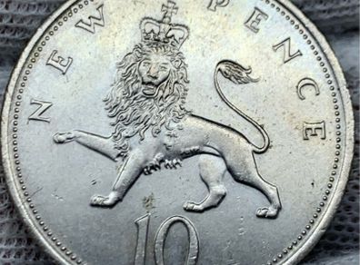 GB 1973 New Ten Pence Nice Uncirculated